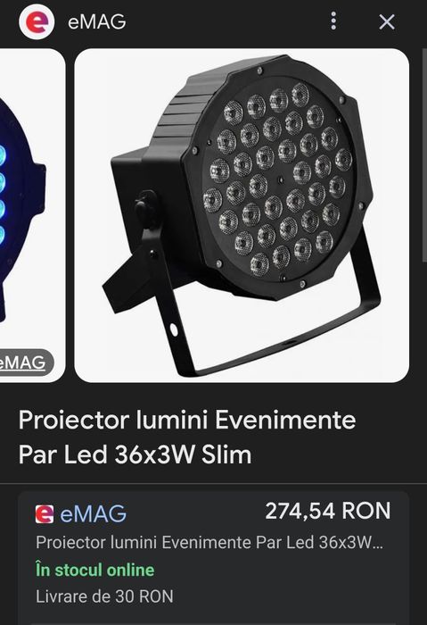 Vand 5 lumini scena Led par noi!!!