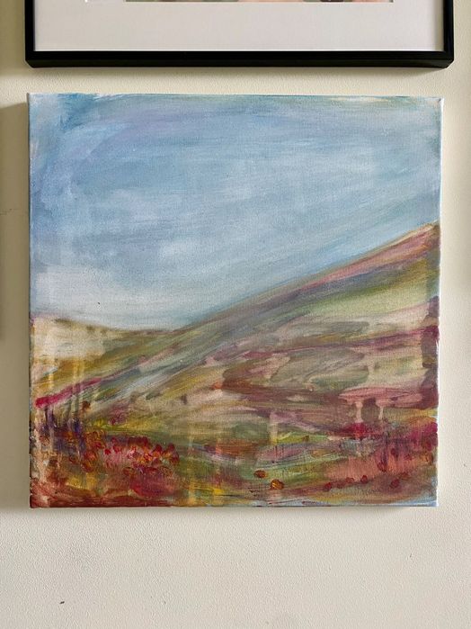 Tablou 40x40 unicat “Fields of Poppies” (Câmp cu Maci)