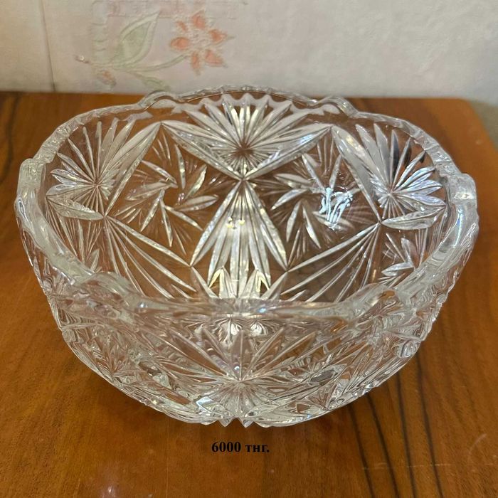 Вазы хрустальные, винтаж, СССР