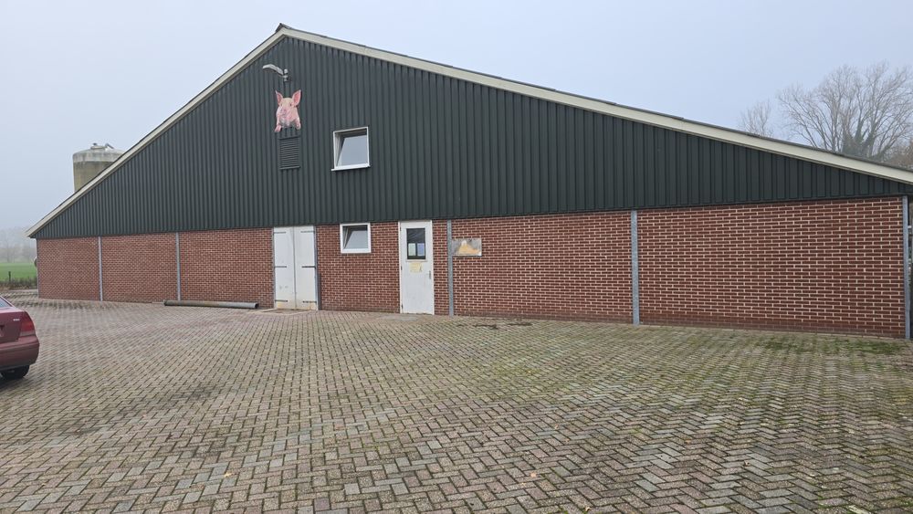 Hala de porci la ingrasare completa 1500 capete siloz furajare ventila