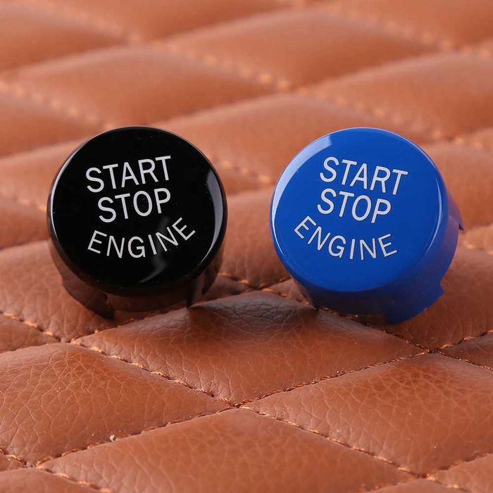 Buton Pornire Start Stop BMW Seria F F30 F20 F10 F13 F01 F16 ALBASTRU