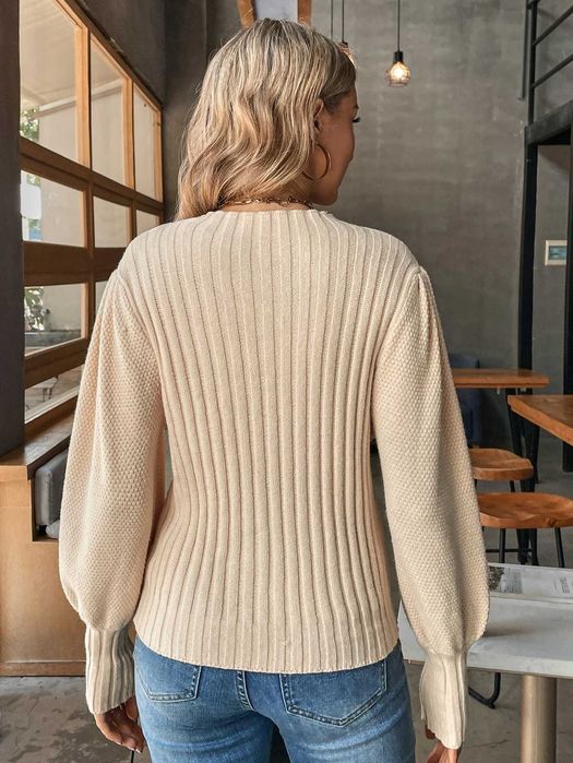 Есенно-зимен топ, Секси пуловер, Ефектна къса блуза, Къс пуловер