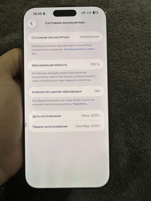 Iphone 16 PRO MAX  256/100