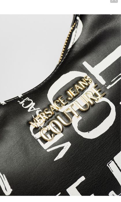 Versace Чанта Black and White