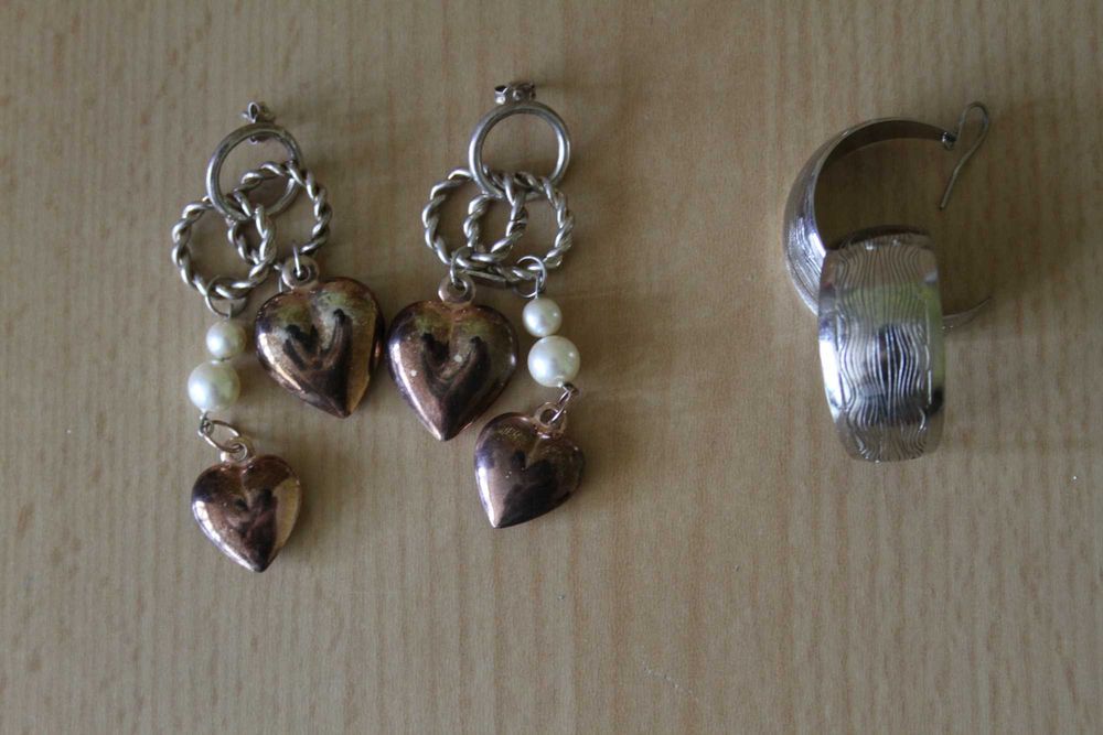 Клипсы и серьги винтаж СССР