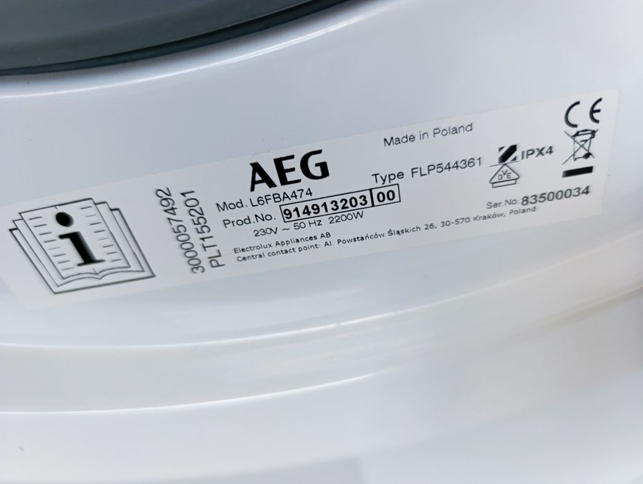 Пералня Слим AEG 6000 SERIES A+++ 7кг