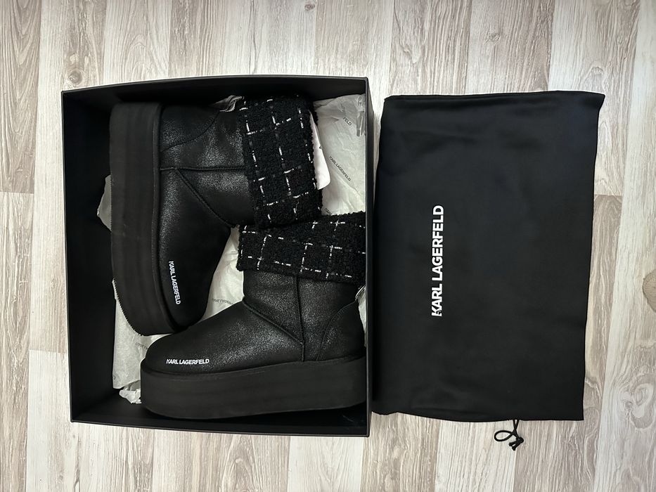 Karl Lagerfeld ghete slip on