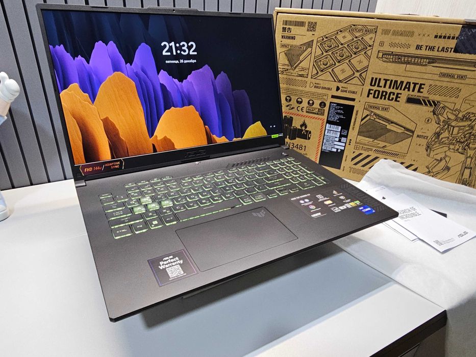 ПРОДАМ Asus TUF F17 Gaming Игровой Ноутбук Core™ i7-13620H и RTX4050.
