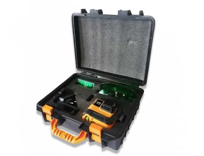 Лазерен нивелир 3х360°, зелен лъч  3D