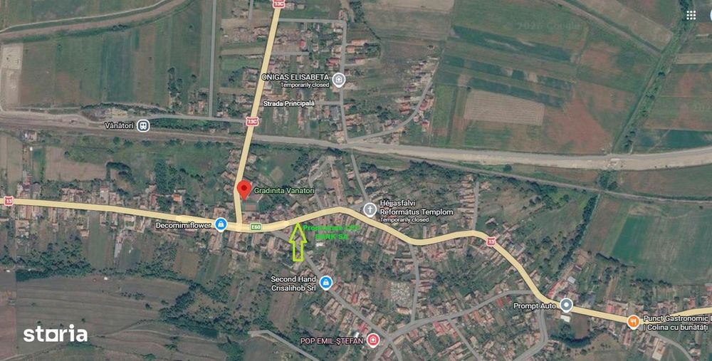 Vânzare casa cu teren, com. Vanatori, jud. Mures  Licitatie 16.09.2026