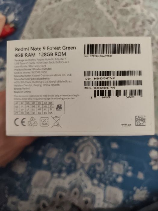 Redmi note 9 128gb
