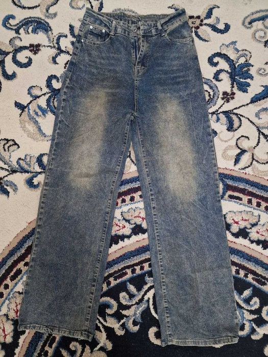 Джинсовые брюки  женские
