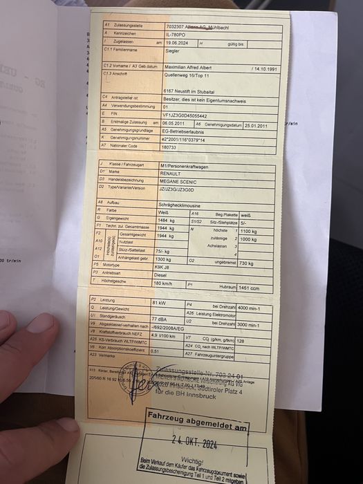 Renault Scenic 1.5DCI за части!!!