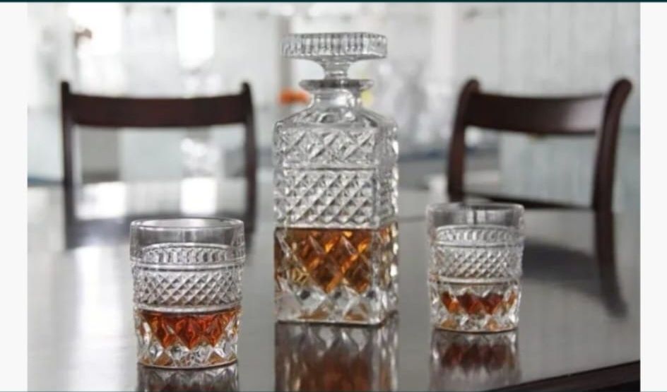 Pahare din cristal de Bohemia