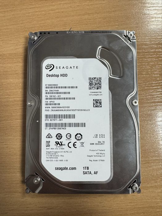 продам HDD 1 Tb