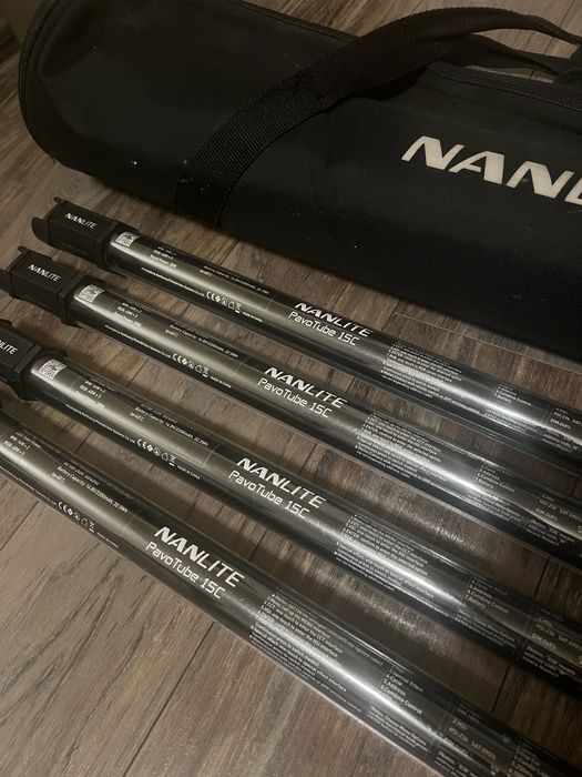 Nanlite Pavotube 15C x 4 Kit / Sony Canon Amaran Blackmagic