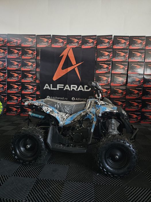 ATV Renegade pentru copii pe benzina de 49cc, se poate Limita viteza, roti 6 inch, pornire Buton si Sfoara, Nou adus din Germania