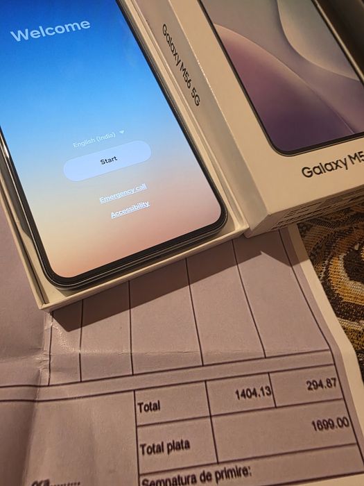 Samsung M56 modelul nou 8/256 GB librer retea