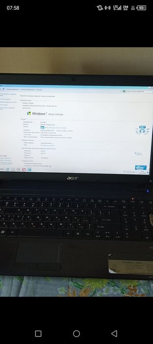 Продам ноутбук Core i5