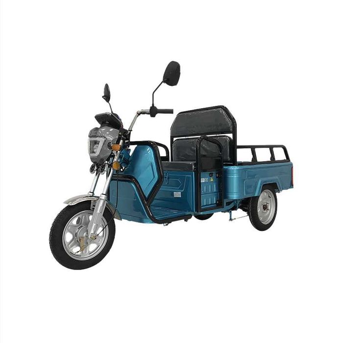 Promotie de sezon - Triciclu electric cu remorca Ecoblis 800W - NOU