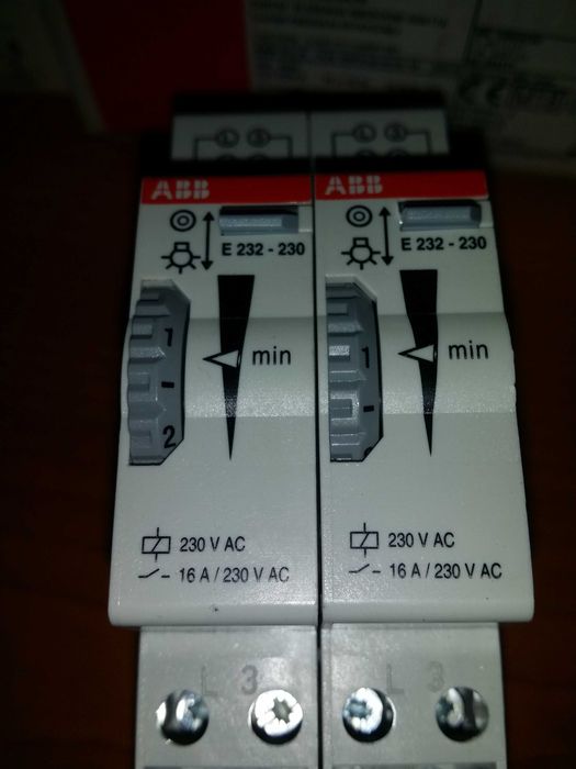 Releu  teleruptor, pas cu pas, temporizat scara, ABB, Siemens