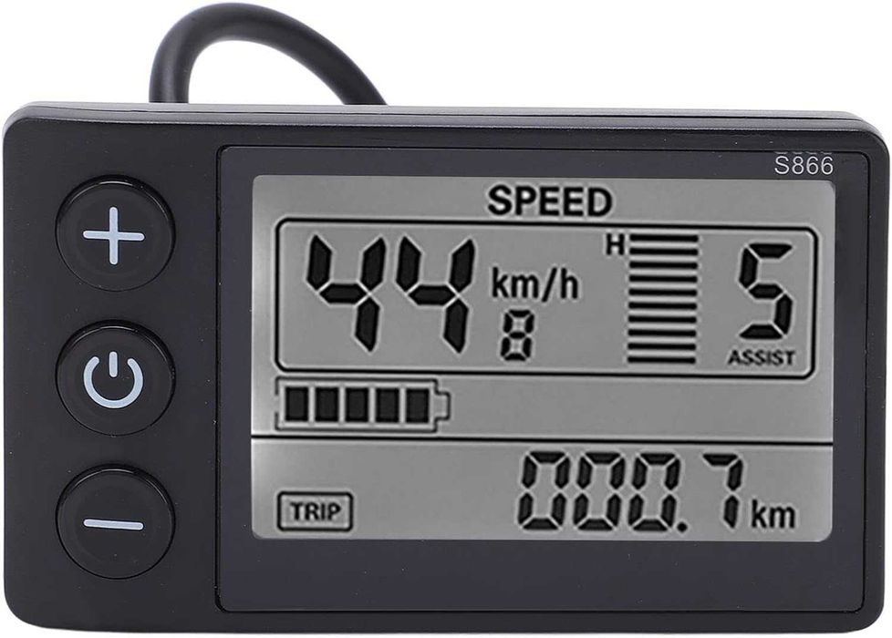 Електрически LCD дисплей, електрически S866 LCD дисплей измервателен уред 24V 36V 48V