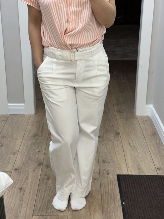Платье Massimo Dutti, Белые брюки италия