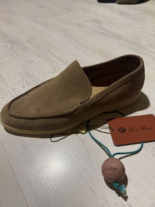 Loro Piana мокасини естествен велур Summer Walk