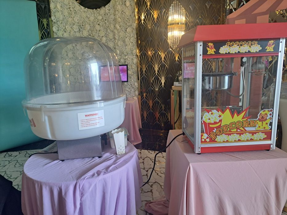 Masina vata de zahar floricele porumbde inchiriat cu operator