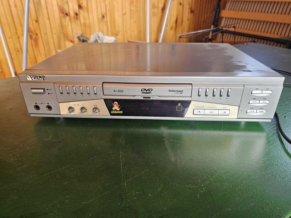 DVD Player Asahi A-202 Karaoke, 2 microfoane, audio 5.1