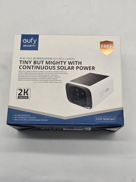 Camera de supraveghere eufy SoloCam S220 Wireless, Panou Solar, Rezol