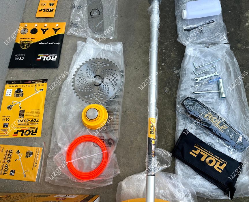 Бепул доставка 4х тактный бензиновый триммер Rolf новый