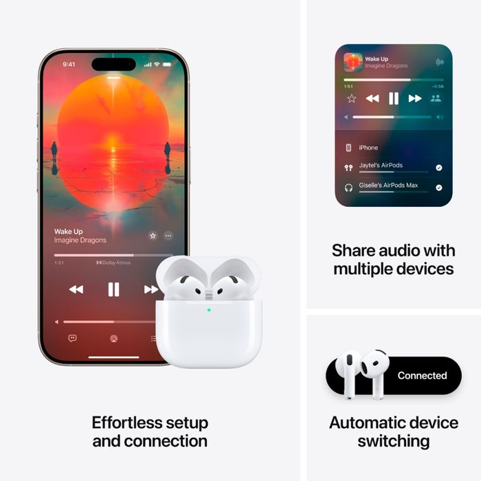 Наушники AirPods 4 with Active Noise Cancellation