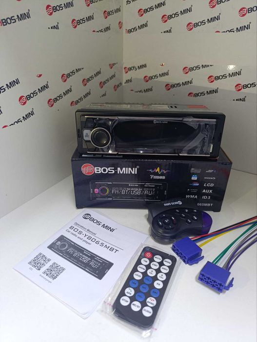 Mafon 8065 BT Bluetooth Magnitola USB, AUX, RGB подсветка