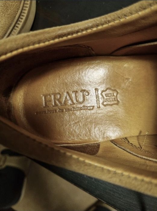 Pantofi Derby Damă Premium FRAU Italia, Comfort-Tech Air-Moka - 39