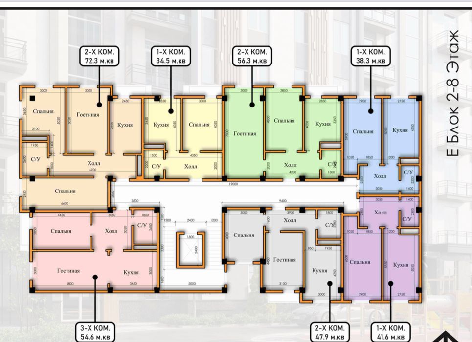 Янги хонадонлар 26 ойга рассрочкага! Яшнобод тум, ЖК Бунедкор