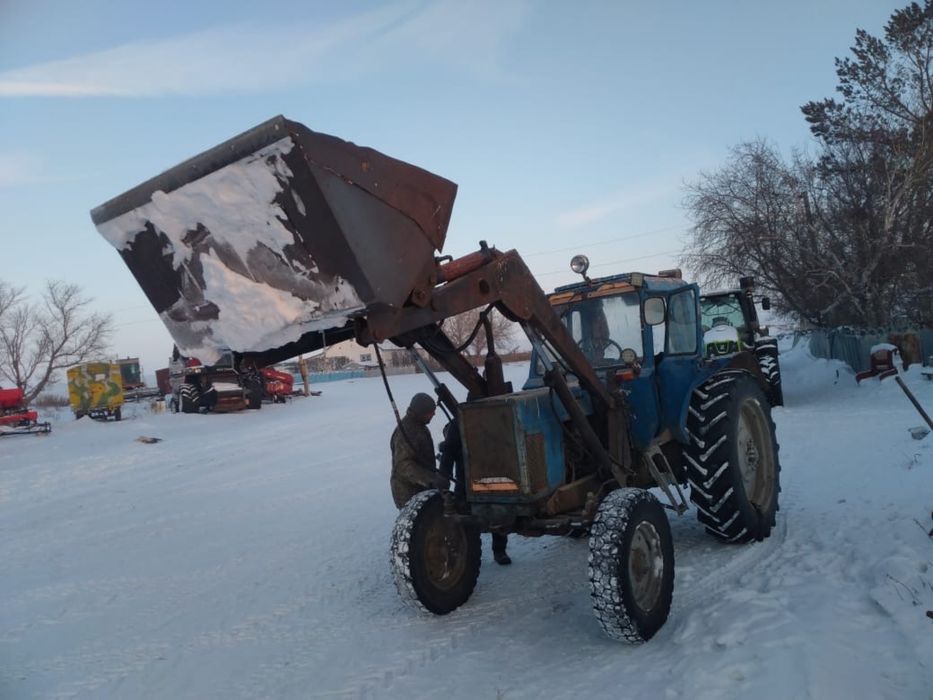 Мтз 80 с куном и вилы