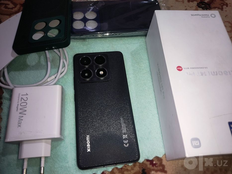 Xiaomi 14 T pro 12+12/512 idyal 99.99%l va full xolatda