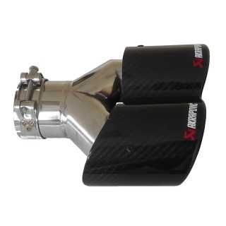 Накрайник за ауспух Akrapovic №3599-2 Двоен Y Карбон гланц