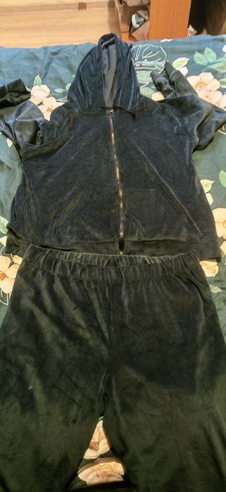 Trening de catifea albastru visiniu verde roz