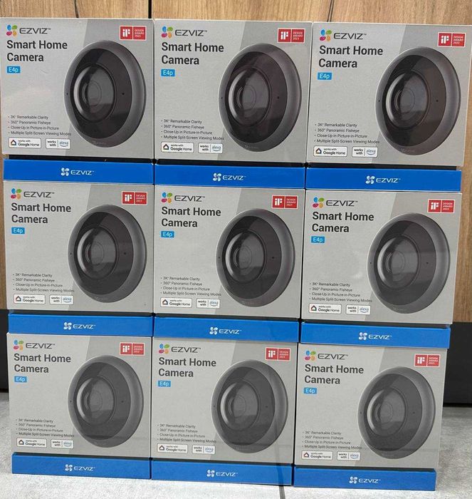 Ezviz E4p (6MP) Умная Wi-Fi Панорамная Камера Рыбий Глаз