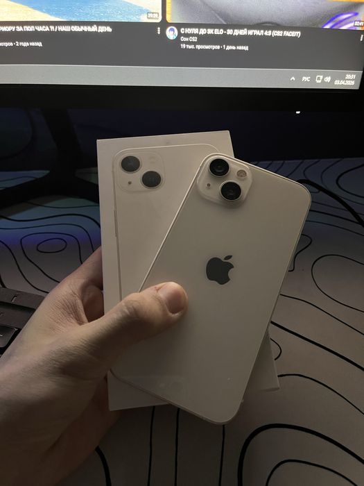 Айфон 13 128/76% белый