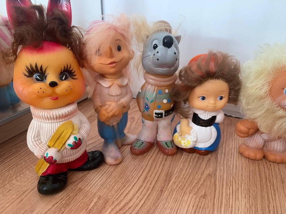 Гумени ретро играчки 70г.