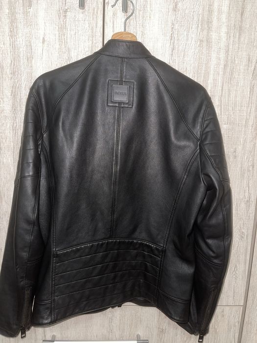 Geaca de piele Boss orange