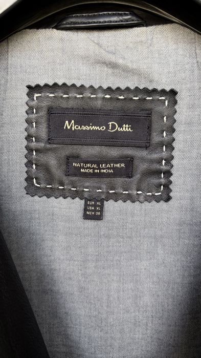 Geaca din piele Massimo Dutti