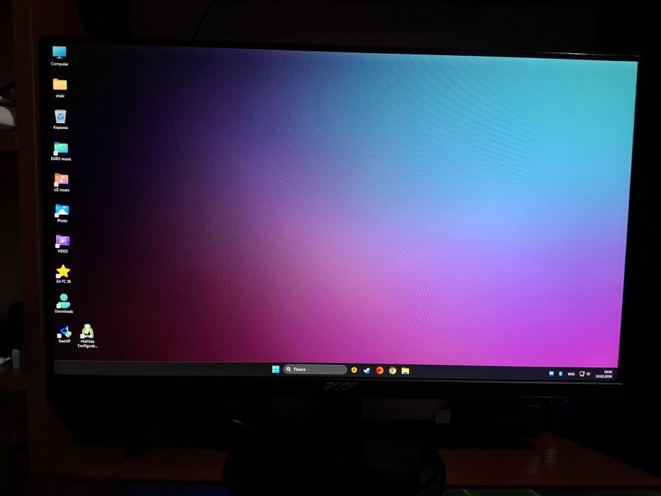 Игровой кейс + монитор 75гц acer готовый сборка таййор кейс