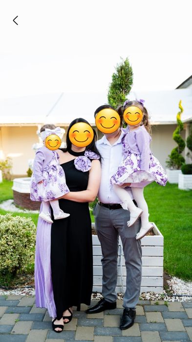 Vând set 3 rochițe mama-fiice 150 lei
