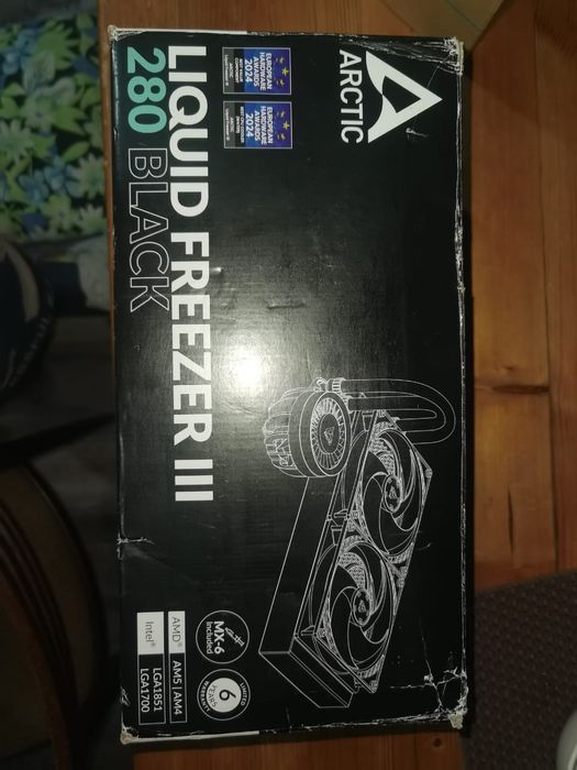 Новое СВО Arctic Liquid Freezer III 280 Black — Полный комплект