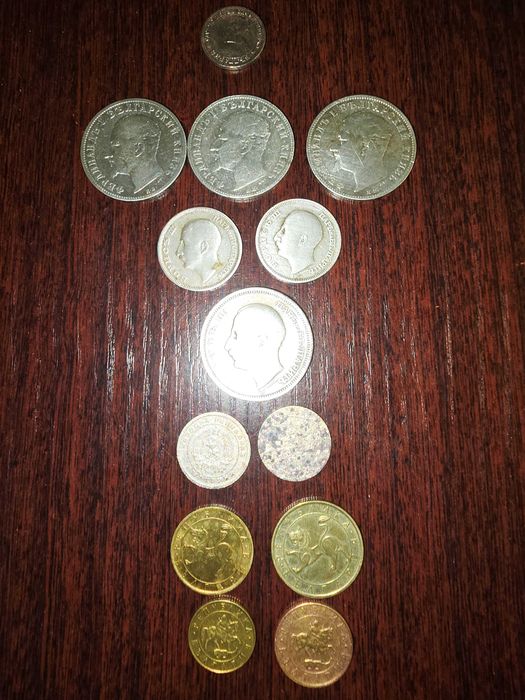 Продавам лот от 12бр. български монети