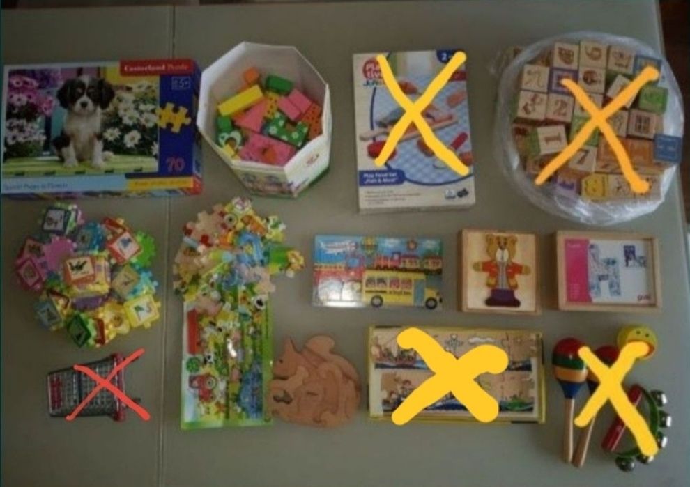 Дървени и занимателни играчки пъзели